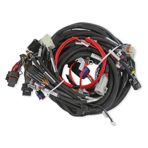 Holley LS Extended-Length Main Engine Harnesses 558-134 Wiring Harnesses, EFI, LS2/3/7, 58X/4X, Harness, Plug-and-Play, Extended Length, for Dominator/HP EFI Systems, Chevy, 6.0-7.0L, Each