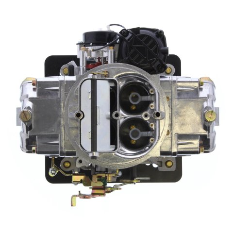 Holley Street Avenger 870 CFM 4-Barrel Carburetor 0-80870 Carburetors, Avenger, cfm, 4-barrel, Square Bore, Electric Choke, Vacuum Secondaries, Dual Inlet, Shiny Finish, Straight-leg Booster, Each