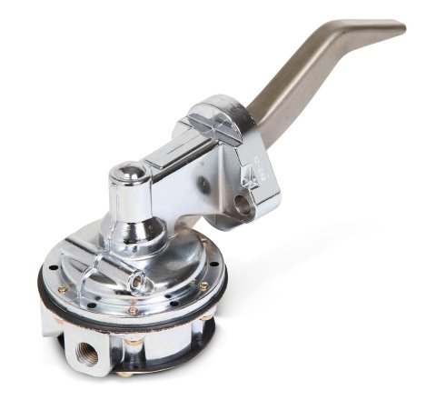 Holley Mechanical Fuel Pumps 12-833 Pumps, Mechanical, 80 gph, 7.5 psi, 1/4-NPT Female Thread, Inlet and Outlet, Aluminum, Silver, Rotatable, Ford, 221-351ci, Windsor, Each