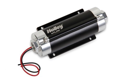 Holley HP Billet Fuel Pumps 12-890 Pumps, Billet, Electric, 80 psi, -8 AN O-ring Female Inlet, -8 AN O-ring Female Outlet, Each