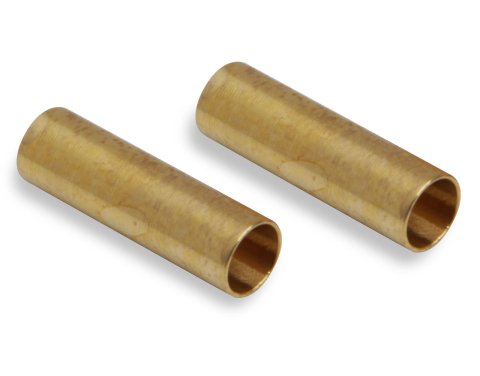 Holley Main Jet Extensions 122-5002 Extensions, Carburetor Jet, Push-On, Brass, for Notched Float HP Fuel Bowl, Pair