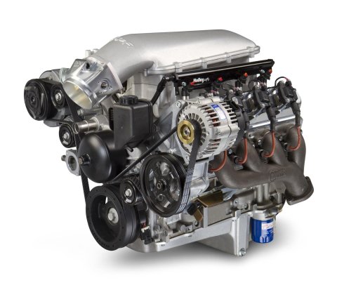 Holley EFI LS Mid-Rise Intake Manifolds 300-128 Manifolds, EFI, Mid-Rise, Rectangular Port Head, Multi-port, 105mm Bore, Standard Deck, Aluminum, Satin Finish, Chevy, 6.0L, 6.2L, Each