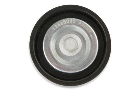 Holley Idler Pulleys 97-269 Pulleys, Replacement, Pulley, Smooth, Serpentine, Composite, Black, 90mm, for GM LT5, Supercharged Engine, Each