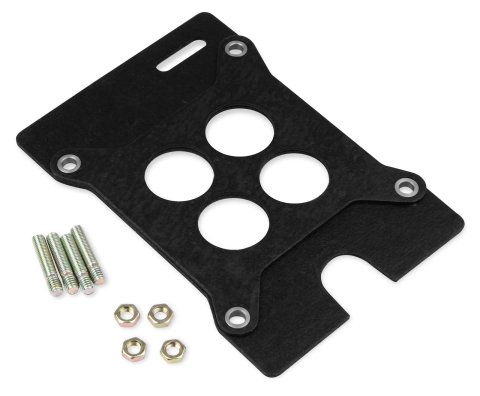 Holley Carburetor Base Plate Gaskets 108-51 Gaskets, Plate, Mounting, 4-Barrel, Square Bore, 4-Hole, 0.260 in. Thick, Composite, Model 4150, 4160, Hardware Included, Kit