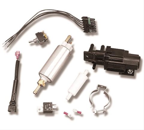 Holley Dual Tank Fuel Pump Kits 534-38 Injection Pumps, Tank, Includes, Filter, Wire Harness, Relays, for 4-barrel, Pro-Jection System, Kit