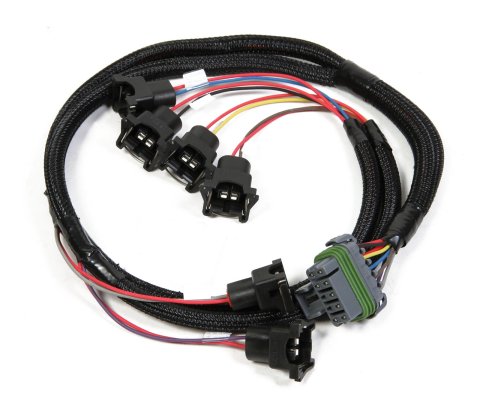 Holley EFI Systems Wiring Harnesses 558-203 Fuel Injection System Harnesses, EFI, 6 Cylinder, MPFI, SFI, TBI, Injector Harness, for HP, Dominator Systems, Universal, Each