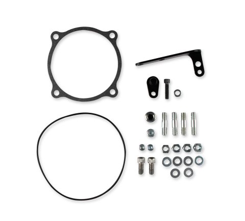 Holley Throttle Body Intake Elbows 300-240BK Elbow, 105mm Bore Size, Aluminum, Black, 5.12 in. Height, Each