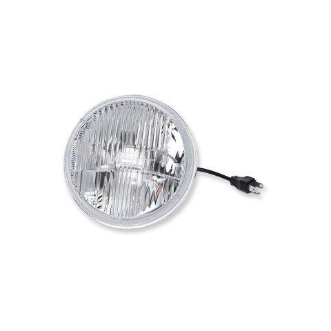 Holley RetroBright LED Headlights LFRB135 Headlight Conversion, RetroBright, Style, Sealed Beam, 7 in. Round Housing, Classic White, High and Low Beam, 3,000K Bulb, Each