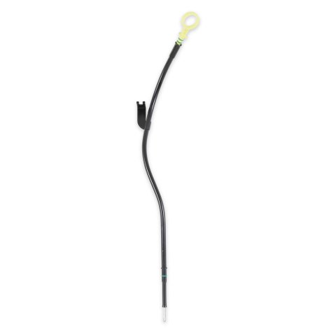 Holley Gen III Hemi Oil Dipstick and Tube Kits 302-74 Dipsticks, Hemi, Tube, Plastic Handle, Yellow, Steel Tube, Black, Kit