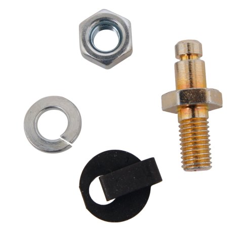 Holley Carburetor Throttle Lever Studs 20-38 Studs, Replacement, Steel, Zinc Finish, 1/4 in.-28 UNF Thread, 1/4 in. Diameter Stud, Hardware included, Universal, Each