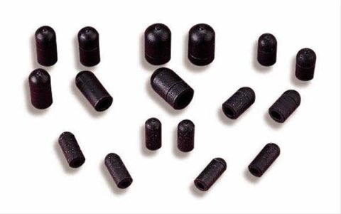 Holley Vacuum Line Cap Kits 26-105 Caps and Plugs, Line, Rubber, Assorted Sizes, Kit