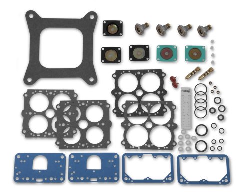 Holley Fast Kits 37-1546 Rebuid Kits, Kit, Performance Tuning, Rebuild, Model 4150 HP, Gaskets, O-rings, Pump Diaphragm, Needle, Power Valve, Instructions, Kit