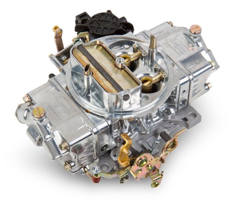 Holley Street Avenger Carburetors 0-81570 Carburetors, Avenger, 570 cfm, 4-barrel, Square Bore, Manual Choke, Vacuum Secondaries, Dual Inlet, Silver Finish, Ford Kickdown, Each