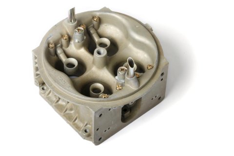 Holley Carburetor Main Bodies 134-300C Components, Body, Double Pumper Retro Fit, 750 cfm, Cast Zinc, Dichromate, Down-Leg Boost, Gaskets, Brass Jets, Brass Air Bleeds, Each