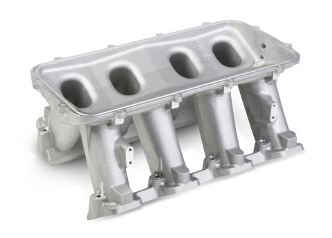 Holley LS Modular Hi-Ram Intake Manifold Bases 300-226 Base, Hi-Ram, Aluminum, Natural, Chevy, Pontiac, 5.7L LS, 6.0L LS, Each