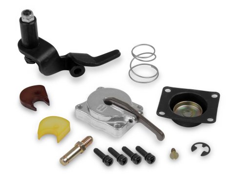 Holley Accelerator Pump Conversion Kits 20-11BK Kits, Carburetor, Pump, Aluminum, Shiny, 50cc Diaphragm, Throttle Lever, Bracket, Black, Hardware, Kit