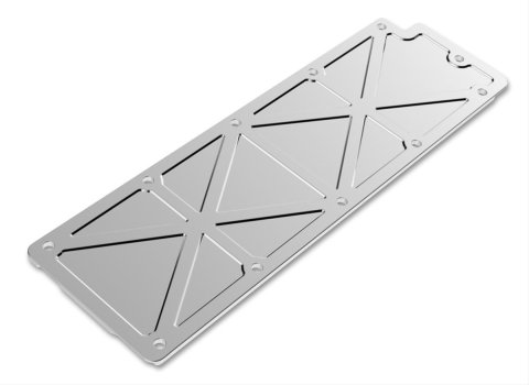 Holley LS Valley Covers 241-263 Lifter Plates, Valley, Billet Aluminum, Trussed, Natural Finish, 11-bolt Pattern, Chevy, LS, 4.8L, 5.3L, 6.0L, 6.2L, 7.0L, Each
