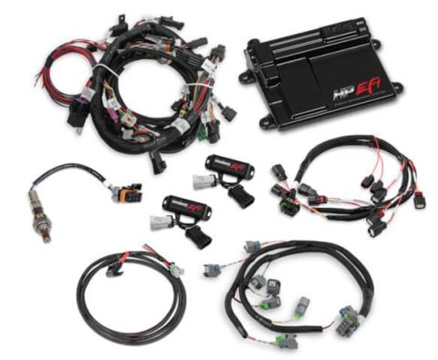 Holley HP EFI ECU and Harness Kits 550-628N Engine Management Systems, EFI, Harness, Up to 16-Injectors, 8-Coils, NTK O2 Sensor, Wideband, CANBUS, Ford, 4.6L, Kit