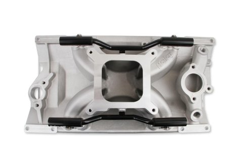 Holley EFI Intake Manifolds 300-263 Manifolds, EFI, Vortec Intake, Multi-port, 2,500-7,500 RPM Range, Cast Aluminum, Satin Finish, 4150 Flange, Fuel Rails, Chevy, 4.3-6.6L, Each