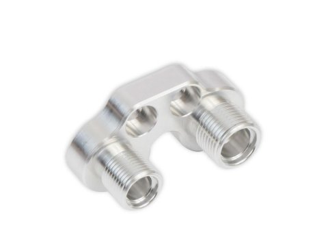 Holley Air Conditioner Compressor Manifolds 199-202 Manifold Fittings, SD7 Conditioning Compressor, Natural, Each