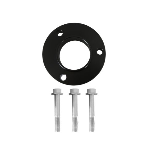 Holley Crankshaft Pulley Spacers 97-448 Spacer, Crankshaft, 3-Bolt, Aluminum, Black Powdercoated, 0.950 in. Thickness, Ford, Each