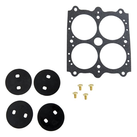 Holley Carburetor Throttle Plates 26-94 Plates, Carburetor, 4-Barrel, 1-11/16 in. Diameter, Steel, No Hole, Screw Included, Kit