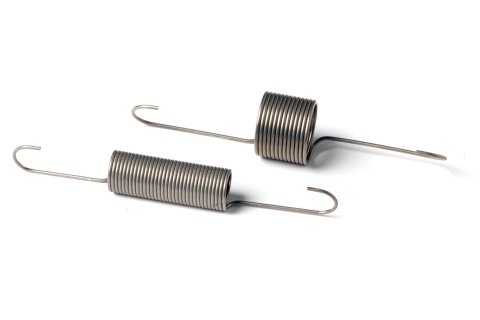 Holley Chrome Throttle Return Springs 20-89 Springs, Return, Dual, Stainless Steel, Natural Finish, Pair