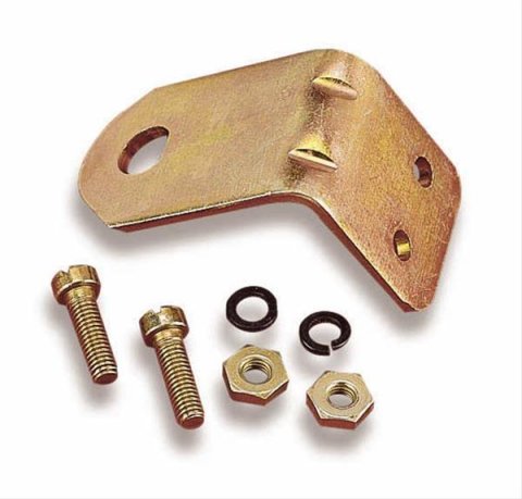 Holley Choke Control Cable Mounting Brackets 45-229 Brackets, Steel, Gray, Mount, Underdash, Each