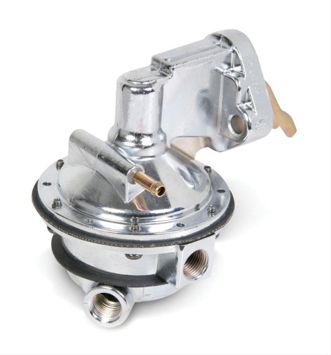 Holley Mechanical Fuel Pumps 712-454-11 Pumps, Holley, Mechanical, Marine, 110 gph, 416 lph, 6.5-8 psi, Female Inlet/Outlet, 3/8 in.-NPT, includes Fuel/Vapor Tube, Chevy, 6.5-7.4L, Each