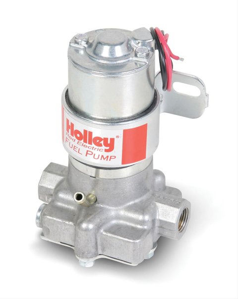 Holley Red Electric Marine Fuel Pumps 712-801-1 Pumps, Holley, Electric, Marine, External Mount, 12 V, 97 gph, 7 psi, Female Inlet/Outlet, 3/8 in.-NPT, includes Fuel/Vapor Tube, Each