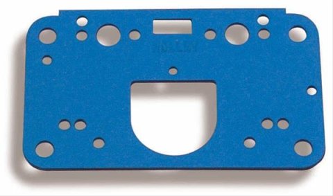 Holley Carburetor Metering Block Gaskets 108-100 Gaskets, Block, Rubber, Blue, Non-Stick, 3-Circuit, Model 4150, Pair