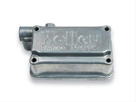 Holley Fuel Bowls 134-282S Carburetor Components, Secondary Bowl, Replacement, Side Hung, Non-Adjustable Needle and Seat, Shiny, for Model 4160, 0-1850, 0-80457, Each