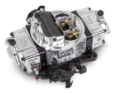 Holley Ultra Double Pumper Carburetors 0-76650BK Carburetors, Pumper, 650 cfm, 4-barrel, Square Bore, Electric Choke, Mechanical Secondaries, Dual Inlet, Black and Polished Finish, Each