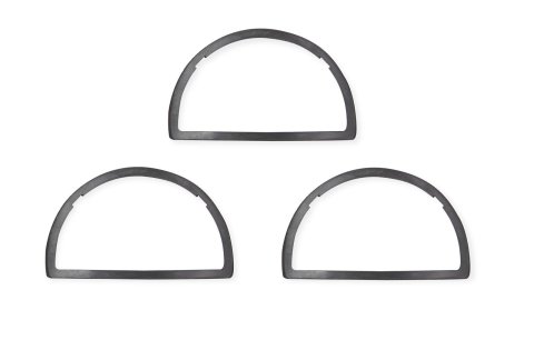 Holley Air Cleaner Gaskets 108-127 Carburetor Gaskets, Cleaner, 2-Barrel, Composite Material, for Model 2300 Tri-Power, 3-piece, Set