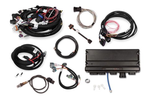 Holley Terminator X MAX Engine Management Systems 550-932T Systems, MAX, 8-EV6 Injectors, 8-Coils, Analog Input, USB Cable, Chevy, LS, 5,7L, 1x Cam, 24x Crank, Kit