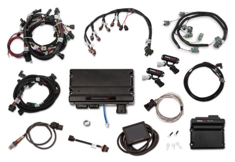 Holley Terminator X Engine Management Systems 550-1215 Systems, X, Up to 8-EV6 Injectors, 8-Coils, Analog Input, O2 Sensor, Plug-and-Play, 3.5 in. Controller, Ford, 5.0L, Kit