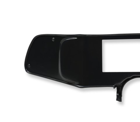 Holley EFI 6.86 in. Dash Bezels 553-407 Panels, EFI, Pro Bezel, 5/32 Thick, ABS Material, Black Matte Finish, Chevy, Camaro, Each