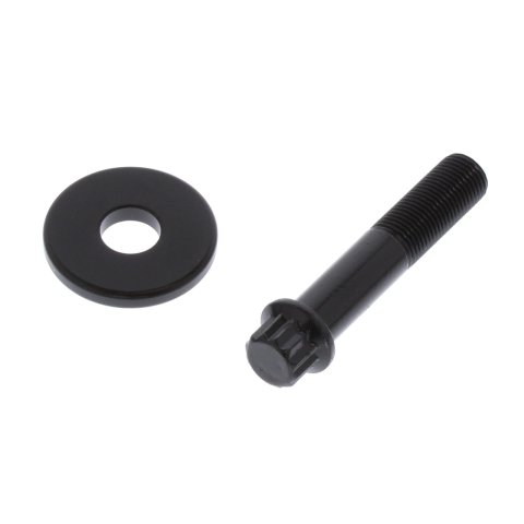 Holley Replacement Harmonic Balancer Bolts 97-321 Bolts, Replacement, Steel, Black E-Coat, 1/2 in.-20 Thread, 2.5 in. Long, 12-Point Head, Washer included, Chevy, 6.5-8.1L, Each