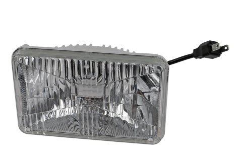 Holley RetroBright LED Headlights LFRB141 Headlight Conversion, RetroBright, Style, Sealed Beam, Rectangular, 4 in. x 6 in. Hosuing, Modern White, High Beam Only, 5,700K Bulb, Each