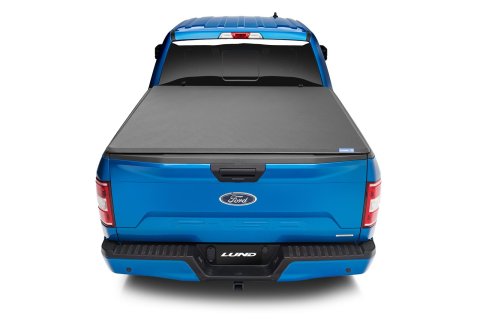 LUND Genesis Elite Tri-Fold Tonneau Covers for 2021-2024 F-150 - 95877 Cover, Tri-Fold, Twill, Black, Ford, F-150, 8 ft. Bed, Each