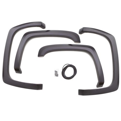 LUND SX-Sport Style Fender Flares SX607T Flares, Style, Front and Rear, Textured Black, ABS Plastic, Toyota, Set of 4