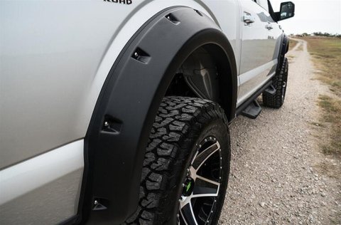 LUND RX-Rivet Style Fender Flares for 2020-2024 SILVERADO 2500 HD, 3500 HD - RX146TA Flare, Rivet Flare Set