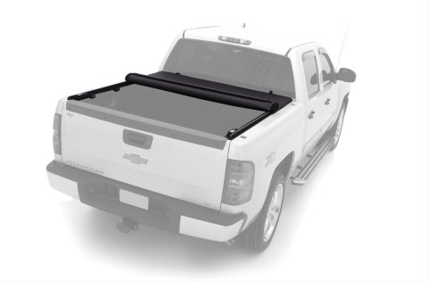 LUND Genesis Elite Roll-Up Soft Tonneau Covers for 2008-2016 F-250 SUPER DUTY, F-350 F-450 DUTY - 96851 Cover, Soft, Twill, Black, Ford, 8 ft. Truck Bed Length, Each