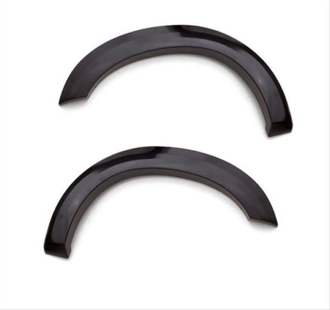 LUND Extra-Wide Style Fender Flares EX202S Flares, Style, Front and Rear, Black, ABS Plastic, Dodge, Set of 4