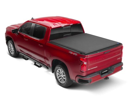 LUND Genesis Elite Roll-Up Soft Tonneau Covers 968293 Cover, Soft, Twill, Black, Chevy, GMC, 6.5 ft. Truck Bed Length, Each