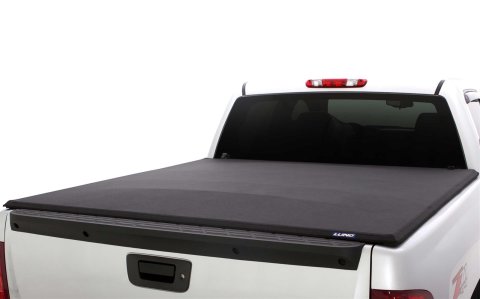 LUND Genesis Elite Tri-Fold Tonneau Covers for 2017-2024 TITAN - 95897 Cover, Tri-Fold, Twill, Black, Nissan, 5.5 ft. Truck Bed Length, Each