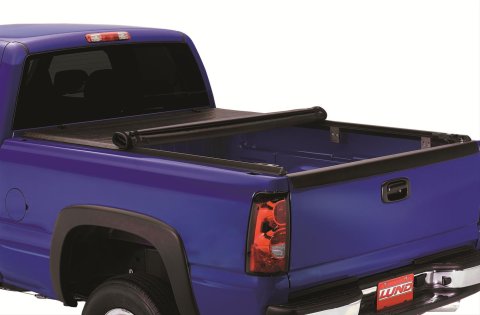 LUND Genesis Roll Up Soft Tonneau Covers for 2008 DAKOTA, 2006-2009 RAIDER - 96087 Cover, Soft, Vinyl, Black, Dodge, Mitsubishi, RAM, 6.5 ft. Truck Bed Length, Each