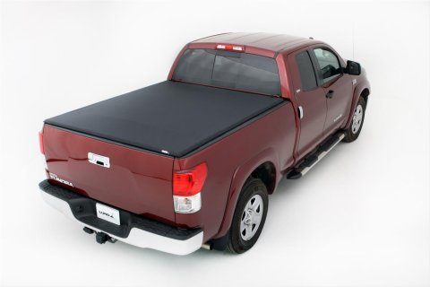 LUND Genesis Elite Tri-Fold Tonneau Covers for 2007-2021 TUNDRA - 958121 Cover, Tri-Fold, Twill, Black, Toyota, 6.5 ft. Truck Bed Length, Each