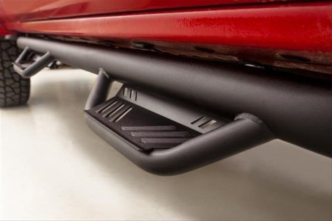 LUND Terrain HX Step Bars for 2015-2018 1500 - 34641388 Nerf and Bars, Bars, Steel, Gloss Black Powdercoated, 3.00 in. Diameter, Ram, Pair