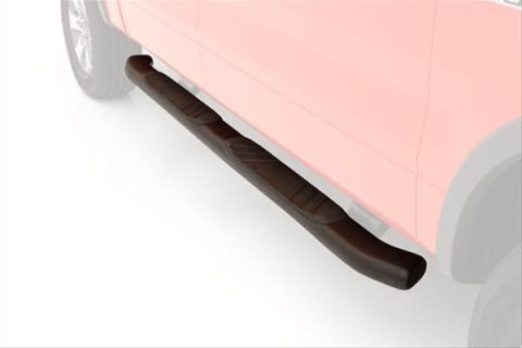 LUND 5 in. Bent Oval Composite Nerf Bars 22758740 Step Bars, Oval, in., Composite, Black Powdercoated, Ford, Pair